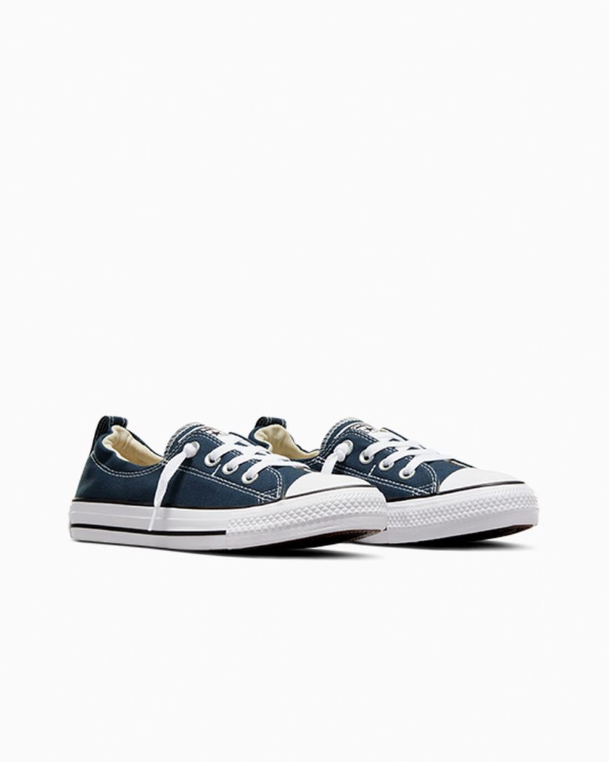 Pantofi Slip On Dama Converse Chuck Taylor All Star Shoreline Bleumarin | RO 0ZVPQ395